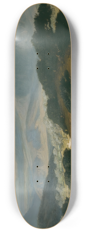 Elihu Vedder - Storm in Umbria 8.25 inch art skate deck
