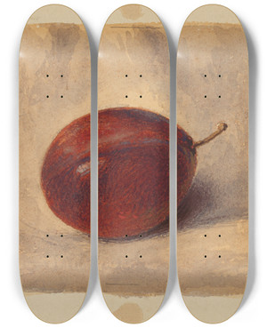 Triptych art skateboard deck of John Henry Hill Plum by John Henry Hill (1839-1922) Triptych art skateboard deck of John Henry Hill Plum by John Henry Hill (1839-1922)