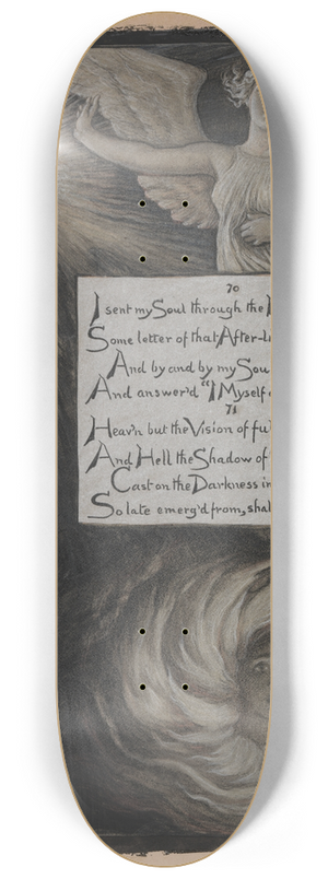 Elihu Vedder - The Souls Answer 8.25 inch art skate deck