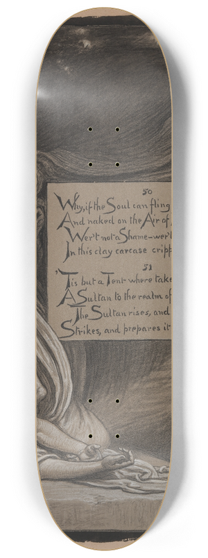 Elihu Vedder - The Suicide 8.25 inch art skate deck