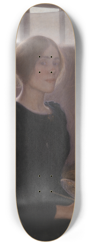 Elin Danielson-Gambogi - Self-Portrait 8.25 inch art skate deck