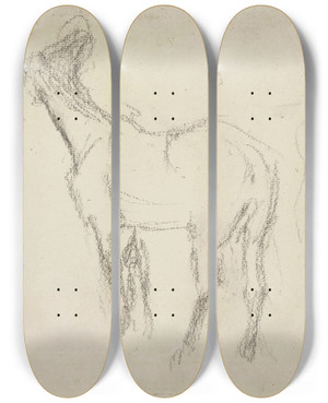 Triptych art skateboard deck of Edgar Degas Cheval_1 by Edgar Degas (1834-1917) Triptych art skateboard deck of Edgar Degas Cheval_1 by Edgar Degas (1834-1917)