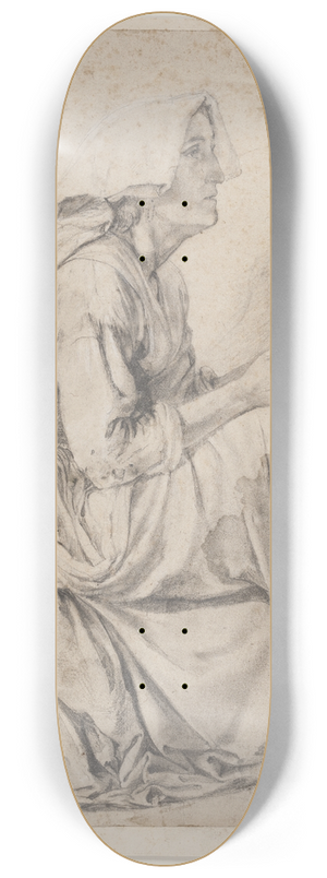 Elisabeth Jerichau Baumann - 1. studie til billedet med kvinderne ved Fontainen i A. 8.25 inch art skate deck