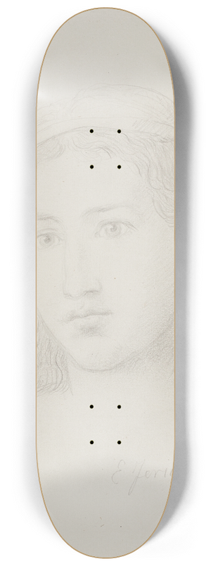 Elisabeth Jerichau Baumann - Kvindehoved 8.25 inch art skate deck