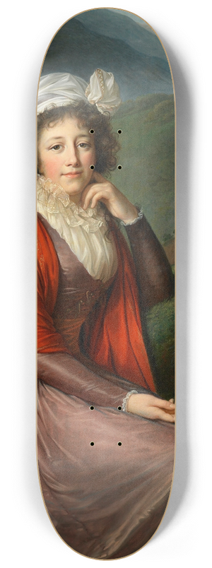 Elisabeth Louise Vige Le Brun - Portrait of Countess Maria Theresia Bucquoi, ne Parr 8.25 inch art skate deck