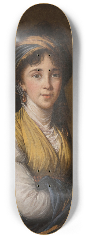 Elisabeth Louise Vige Le Brun - Portrait of Princess Belozersky 8.25 inch art skate deck