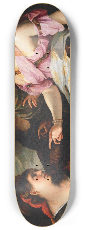 Elisabetta Sirani - The Finding Of Moses 8.25 inch art skate deck Elisabetta Sirani - The Finding Of Moses 8.25 inch art skate deck
