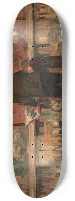 Eliseu Visconti - Jardim do Luxemburgo 8.25 inch art skate deck