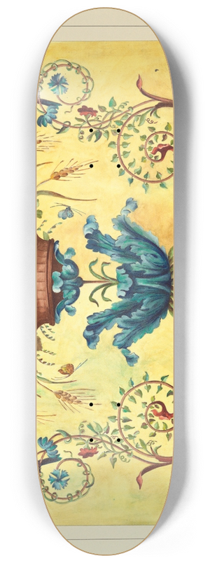 Elizabeth A. Nedwill - Louis XIV Ornament II 8.25 inch art skate deck Elizabeth A. Nedwill - Louis XIV Ornament II 8.25 inch art skate deck
