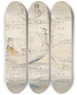 Triptych art skateboard deck of Tadeusz Makowski Dki by Tadeusz Makowski (1882-1932)