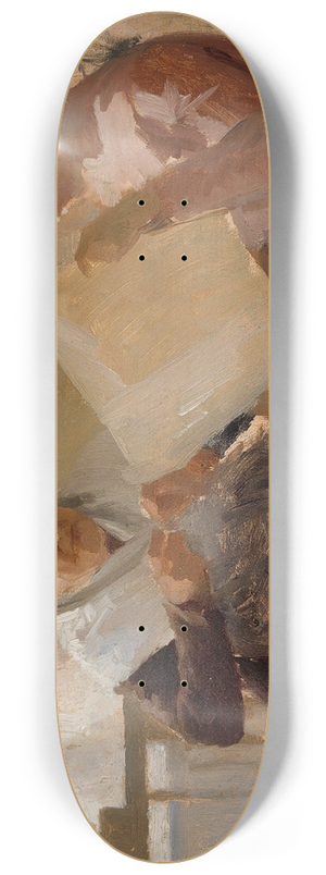 Albert Edelfelt - Annie Edelfelt With Fredrika Snygg 8.25 inch art skate deck Albert Edelfelt - Annie Edelfelt With Fredrika Snygg 8.25 inch art skate deck
