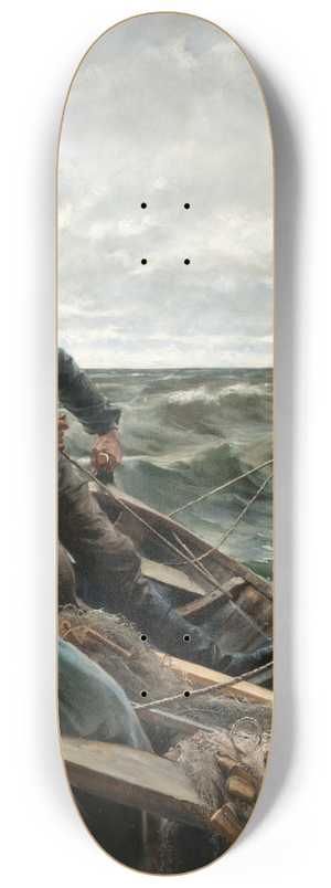 Albert Edelfelt - At Sea 8.25 inch art skate deck Albert Edelfelt - At Sea 8.25 inch art skate deck
