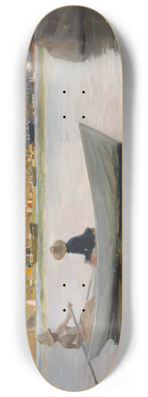 Albert Edelfelt - Girls in a Rowing Boat 8.25 inch art skate deck Albert Edelfelt - Girls in a Rowing Boat 8.25 inch art skate deck