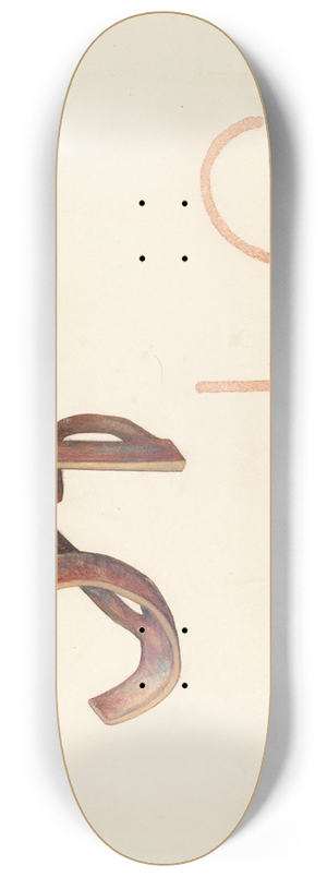 Elizabeth Johnson - Branding Iron 8.25 inch art skate deck