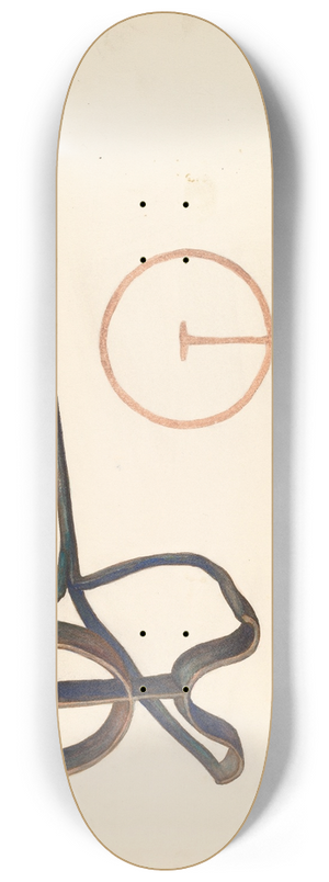 Elizabeth Johnson - Branding Iron 8.25 inch art skate deck