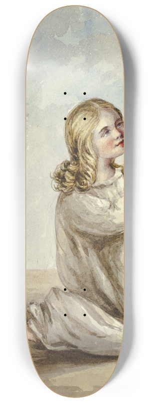Elizabeth Murray - Child Praying 8.25 inch art skate deck