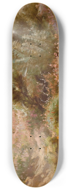 Elizabeth Strong - Wildflowers by a Stream 8.25 inch art skate deck