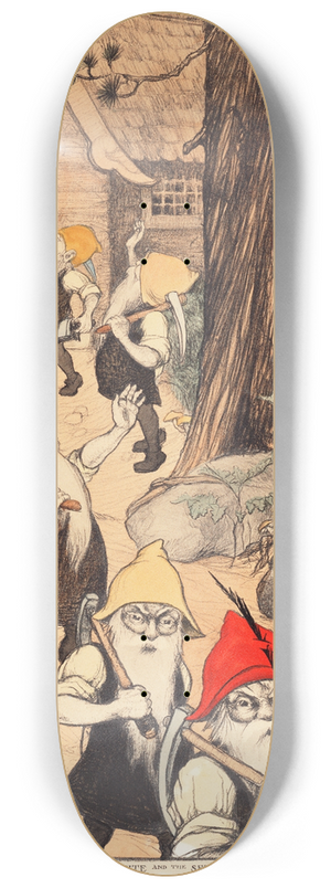 Elizabeth Tyler Wolcott - Snow White And The Seven Dwarfs 8.25 inch art skate deck Elizabeth Tyler Wolcott - Snow White And The Seven Dwarfs 8.25 inch art skate deck