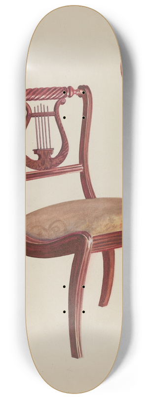 Ella Josephine Sterling - Chair 8.25 inch art skate deck