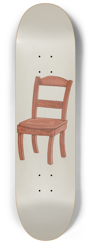 Ellen Duncan - Doll Furniture  Chair 8.25 inch art skate deck