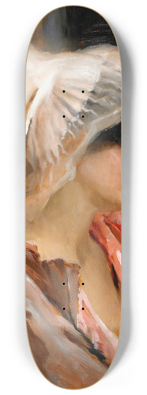 Albert Edelfelt - Parisian lady in a Peignoir 8.25 inch art skate deck
