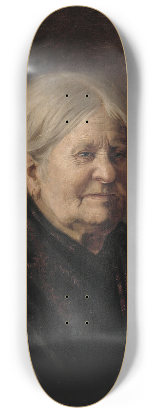 Albert Edelfelt - Portrait of Fredrika Snygg (Tajta) 8.25 inch art skate deck Albert Edelfelt - Portrait of Fredrika Snygg (Tajta) 8.25 inch art skate deck