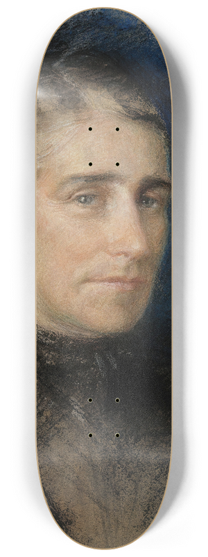 Albert Edelfelt - Portrait of Mrs. Emilie Krohn 8.25 inch art skate deck