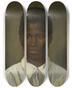 Triptych art skateboard deck of Adolph Tidemand Portrait Of A Young Man by Adolph Tidemand (1814-1876) Triptych art skateboard deck of Adolph Tidemand Portrait Of A Young Man by Adolph Tidemand (1814-1876)