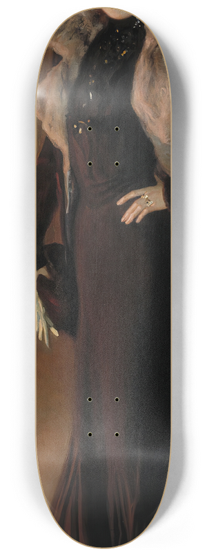 Albert Edelfelt - Portrait Of The Opera Singer Aino Ackt 8.25 inch art skate deck Albert Edelfelt - Portrait Of The Opera Singer Aino Ackt 8.25 inch art skate deck