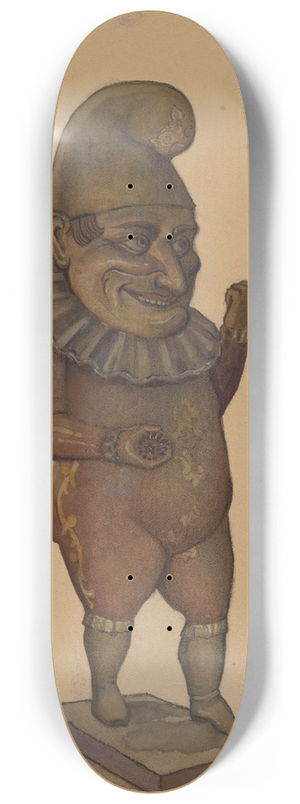 Elmer G. Anderson - Cigar Store Figure 8.25 inch art skate deck