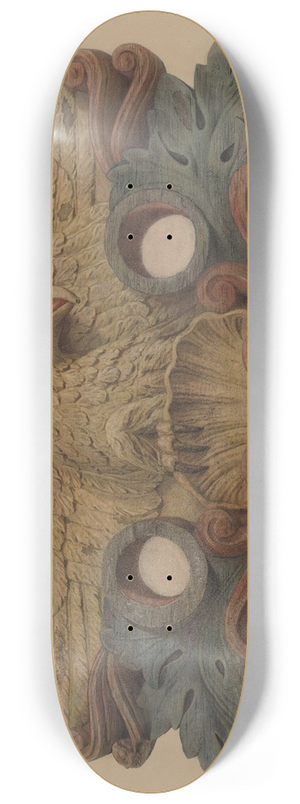 Elmer G. Anderson - Hoseholder with Fire Company Insignia 8.25 inch art skate deck