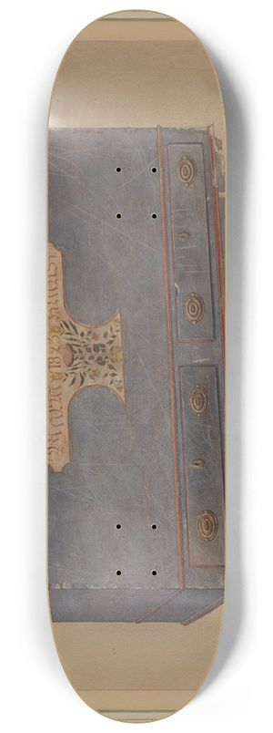 Elmer G. Anderson - Pa. German Chest 8.25 inch art skate deck