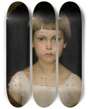 Triptych art skateboard deck of Albert Edelfelt Portrait Of The Artists Sister Berta Edelfelt_1 by Albert Edelfelt (1854-1905) Triptych art skateboard deck of Albert Edelfelt Portrait Of The Artists Sister Berta Edelfelt_1 by Albert Edelfelt (1854-1905)