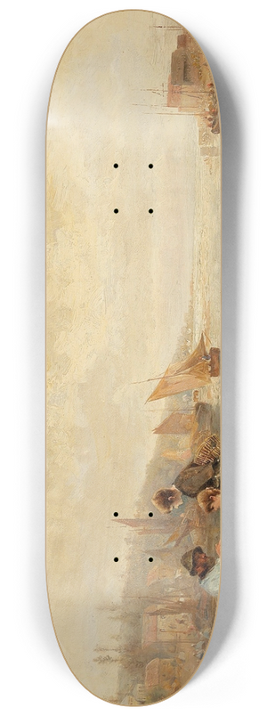 Emil Barbarini - Motiv von der Westerschelde 8.25 inch art skate deck