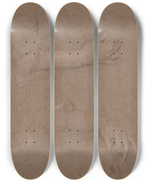 Triptych art skateboard deck of Sir Peter Lely Drawings Of Hands_8 by Sir Peter Lely (1618-1680) Triptych art skateboard deck of Sir Peter Lely Drawings Of Hands_8 by Sir Peter Lely (1618-1680)