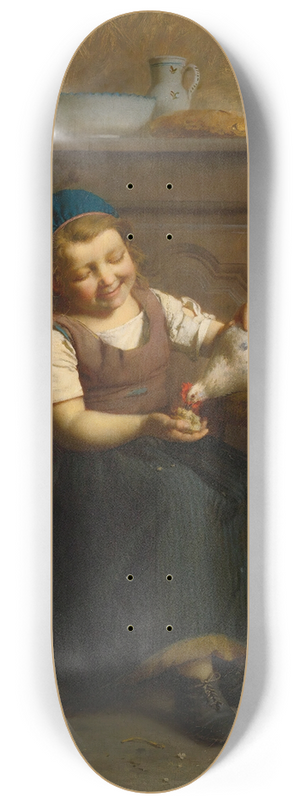 Emile-Auguste Hublin - Birds Of A Feather 8.25 inch art skate deck