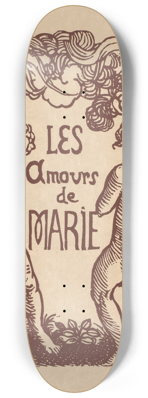 Emile Bernard - Les Amours de Marie 8.25 inch art skate deck