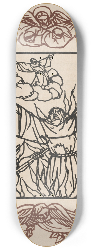 Emile Bernard - Small Flowers of Saint Francis 8.25 inch art skate deck
