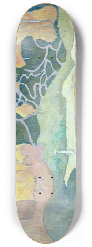 Emile Bernard - Woman Walking on the Banks of the Aven 8.25 inch art skate deck Emile Bernard - Woman Walking on the Banks of the Aven 8.25 inch art skate deck