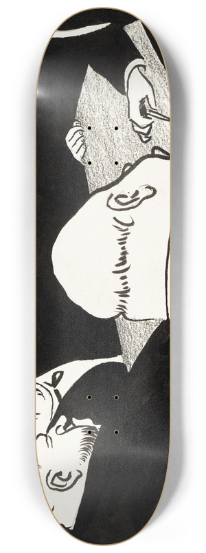 Albert Engstrm - At the Beginning of the 80s 8.25 inch art skate deck