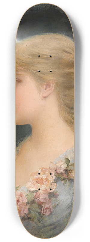 Emile Eisman-Semenowsky - Portrait Of A Girl 8.25 inch art skate deck