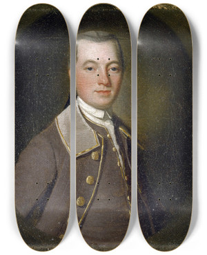 Triptych art skateboard deck of George Romney William Watson by George Romney (1734-1802) Triptych art skateboard deck of George Romney William Watson by George Romney (1734-1802)