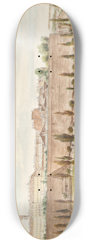 Emil Htter - Die Augustinerbastei in Wien 8.25 inch art skate deck