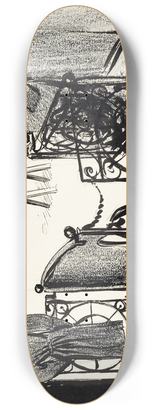 Albert Engstrm - On the Way to Kiruna 8.25 inch art skate deck