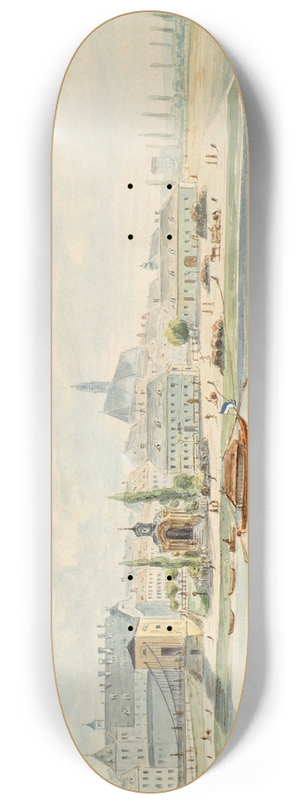 Emil Htter - Die Schanzelmaut in Wien 8.25 inch art skate deck