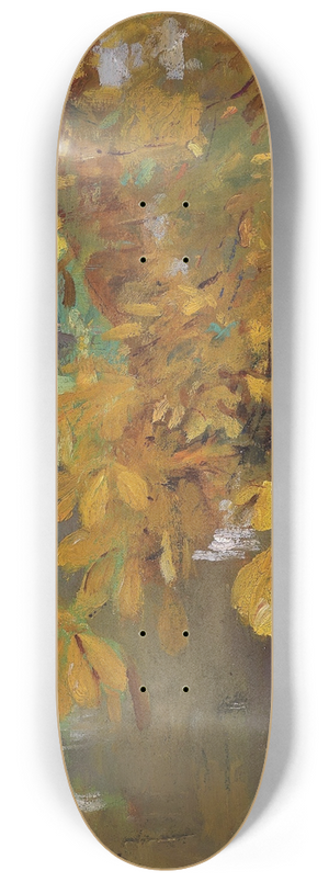 Emilie Mediz-Pelikan - An der Parkmauer 8.25 inch art skate deck