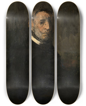 Triptych art skateboard deck of Jakob Smits Frans Smits The Artists Father_2 by Jakob Smits (1855-1928) Triptych art skateboard deck of Jakob Smits Frans Smits The Artists Father_2 by Jakob Smits (1855-1928)