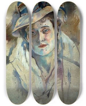Triptych art skateboard deck of Jules Pascin Hermine David_1 by Jules Pascin (1885-1930) Triptych art skateboard deck of Jules Pascin Hermine David_1 by Jules Pascin (1885-1930)