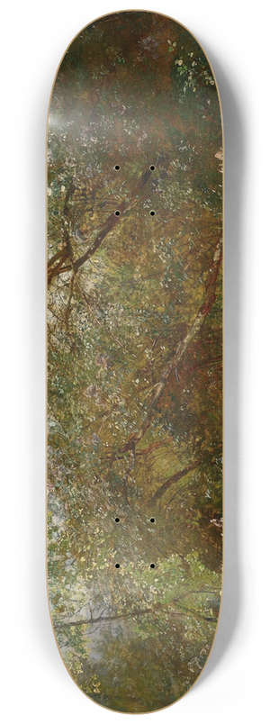 Emil Jakob Schindler - Parklandschaft in Plankenberg 8.25 inch art skate deck