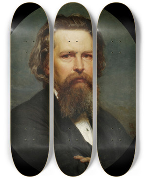 Triptych art skateboard deck of Wojciech Gerson Selfportrait_1 by Wojciech Gerson (1831-1901) Triptych art skateboard deck of Wojciech Gerson Selfportrait_1 by Wojciech Gerson (1831-1901)